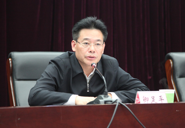 会议由厅办公室主任徐斌主持,厅党组成员,副厅长卿足平出席会议并讲话